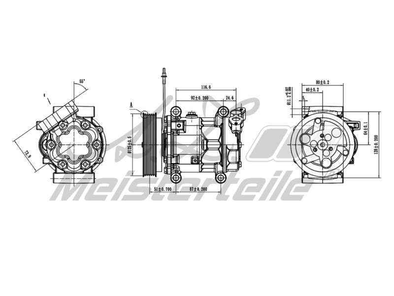 Air conditioning compressor